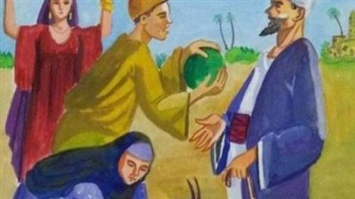 قصة ذات يوم خرج جحا كعادته كل صباح 
