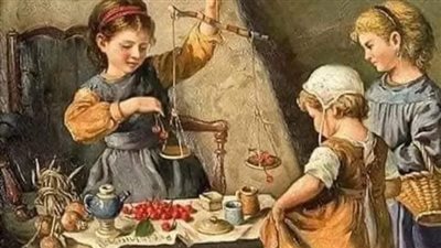 المرأة الفقير والتلات فتيات