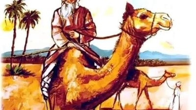 التاجر والابل 