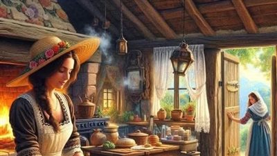 يحكى أن رجلاً عاد من العمل باكراً