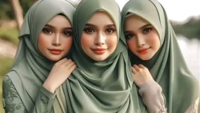 رجل متزوج بثلاث نساء